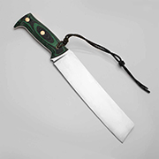 Категория ножей купить в Владивостоке: Уралмаш тесак (50Х14МФ, G10)