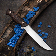 Ножи по маркам стали купить в Владивостоке: Нож Рифей (CPR, Стабилизированная карельская береза коричневая)