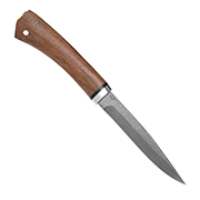 Ножи из дамасской стали ZD-0803: Нож Заноза (Дамаск ZD-0803, Орех, Алюминий)