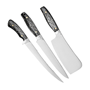 Кухонные ножи купить в Хабаровске: Набор кухонных ножей Таймень (95Х18, Композит, Алюминий)