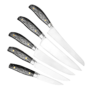 Кухонные ножи купить в Хабаровске: Набор кухонных ножей Поварской-5 ЦМ (95Х18, Композит, Алюминий)
