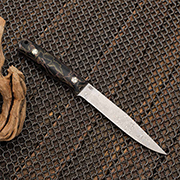 Ножи для рыбалки купить в Курске: Нож Заноза ЦМ (Дамаск ZDI-1016, Композит с латунной и бронзовой микросеткой волны)