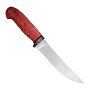 Ножи охотничьи купить в Хабаровске: Нож Чеглок (95Х18, Стабилизированная карельская береза красная, ZlaTi)