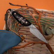 Ножи из дамаска ZDI-1016 купить в Екатеринбурге: Нож Котэ (Дамаск ZDI-1016)