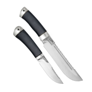 Категория ножей купить в Владивостоке: Набор Робинзон (95Х18, Текстолитовая, Алюминий)