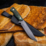 Ножи по маркам стали купить в Владивостоке: Нож Рифей (Дамаск ZDI-1016, Стабилизированная карельская береза лазурная)