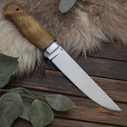 Категория ножей купить в Владивостоке: Нож Сапсан (CPR, Стабилизированный березовый кап, Алюминий)