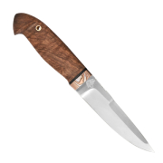 Категория ножей купить в Владивостоке: Нож Хаски (95Х18, Орех, Мокумэ-ганэ)