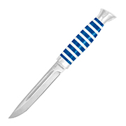 Категория ножей купить в Владивостоке: Нож Финка-3 ВДВ (95Х18, Оргстекло, Алюминий)