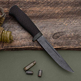 Разделочные ножи: Нож Штрафбат Нью (95Х18, Граб, Текстолит, Обработка клинка Stonewash)