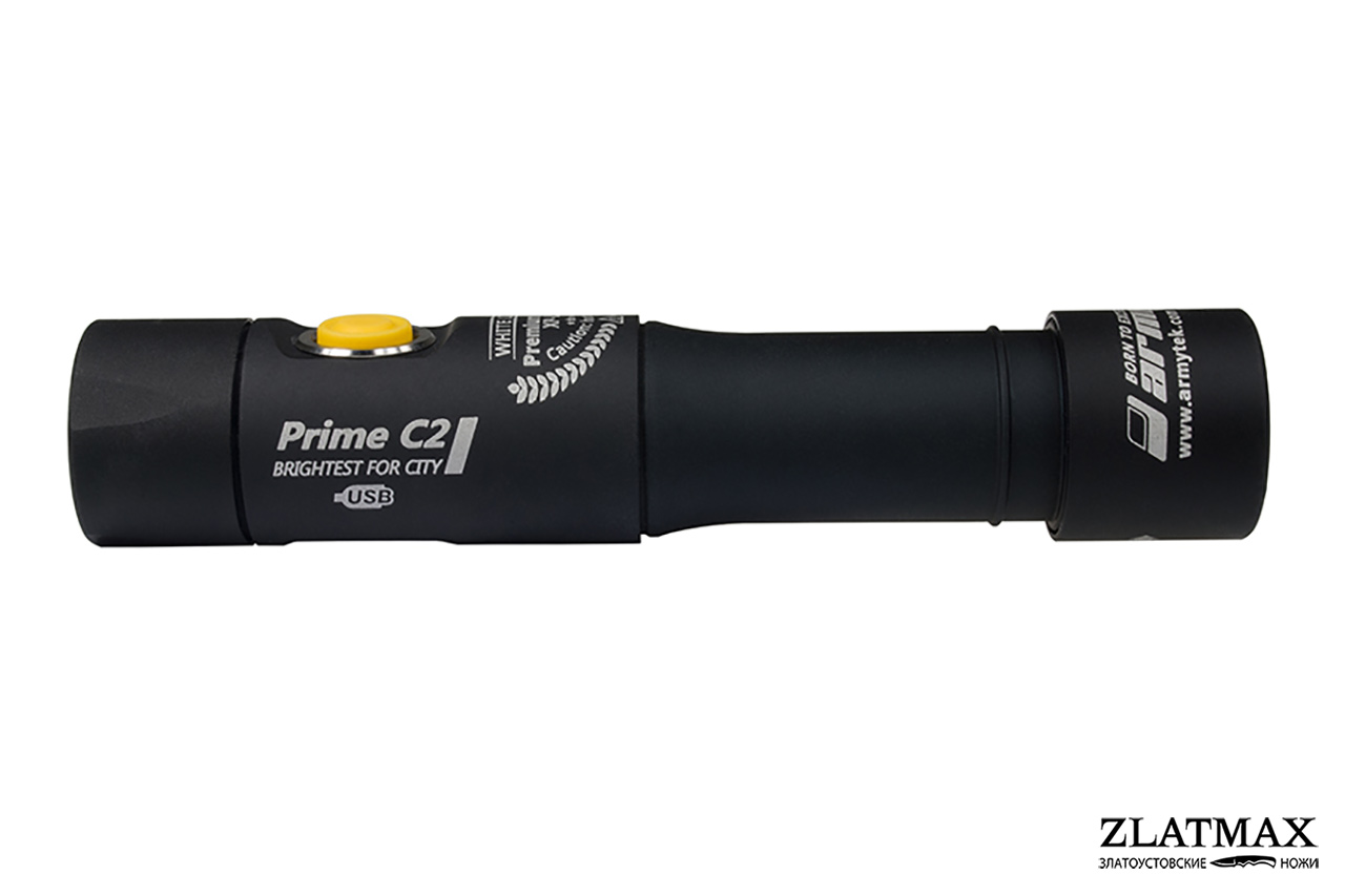 Карманный фонарь Armytek Prime C2 Magnet USB+18650 XP-L тёплый свет
