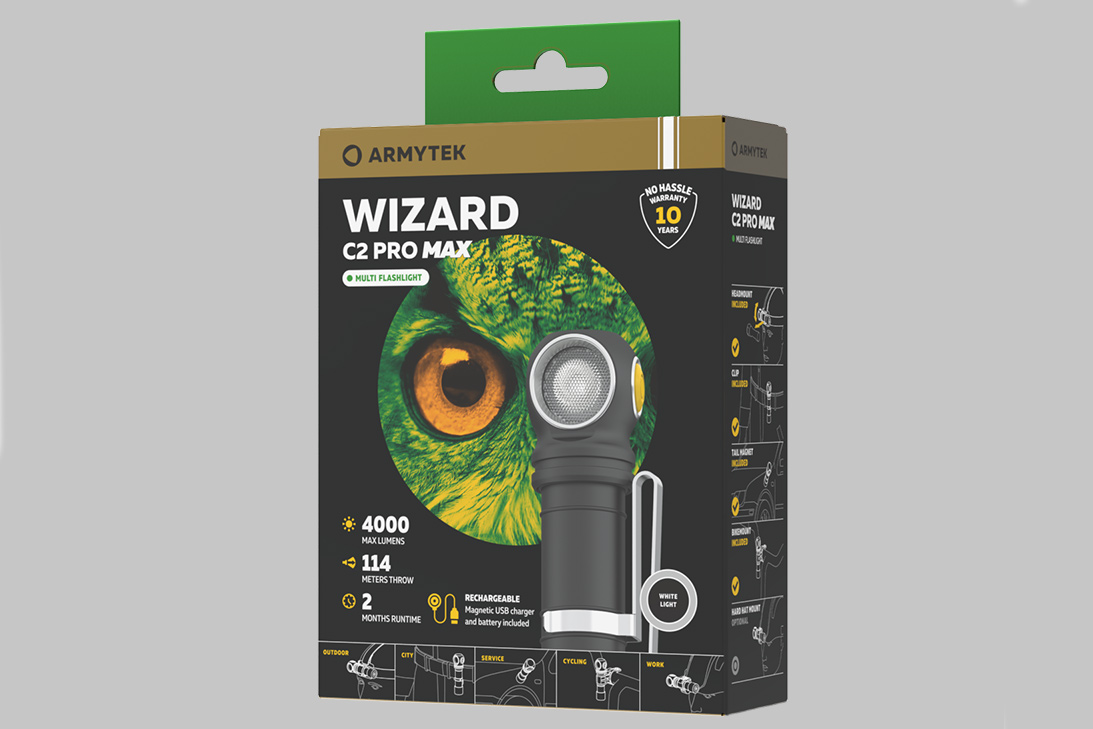 Armytek Wizard C2 Pro Max Magnet USB (теплый свет)