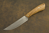 Нож R002 (Литой булат, Накладки орех)