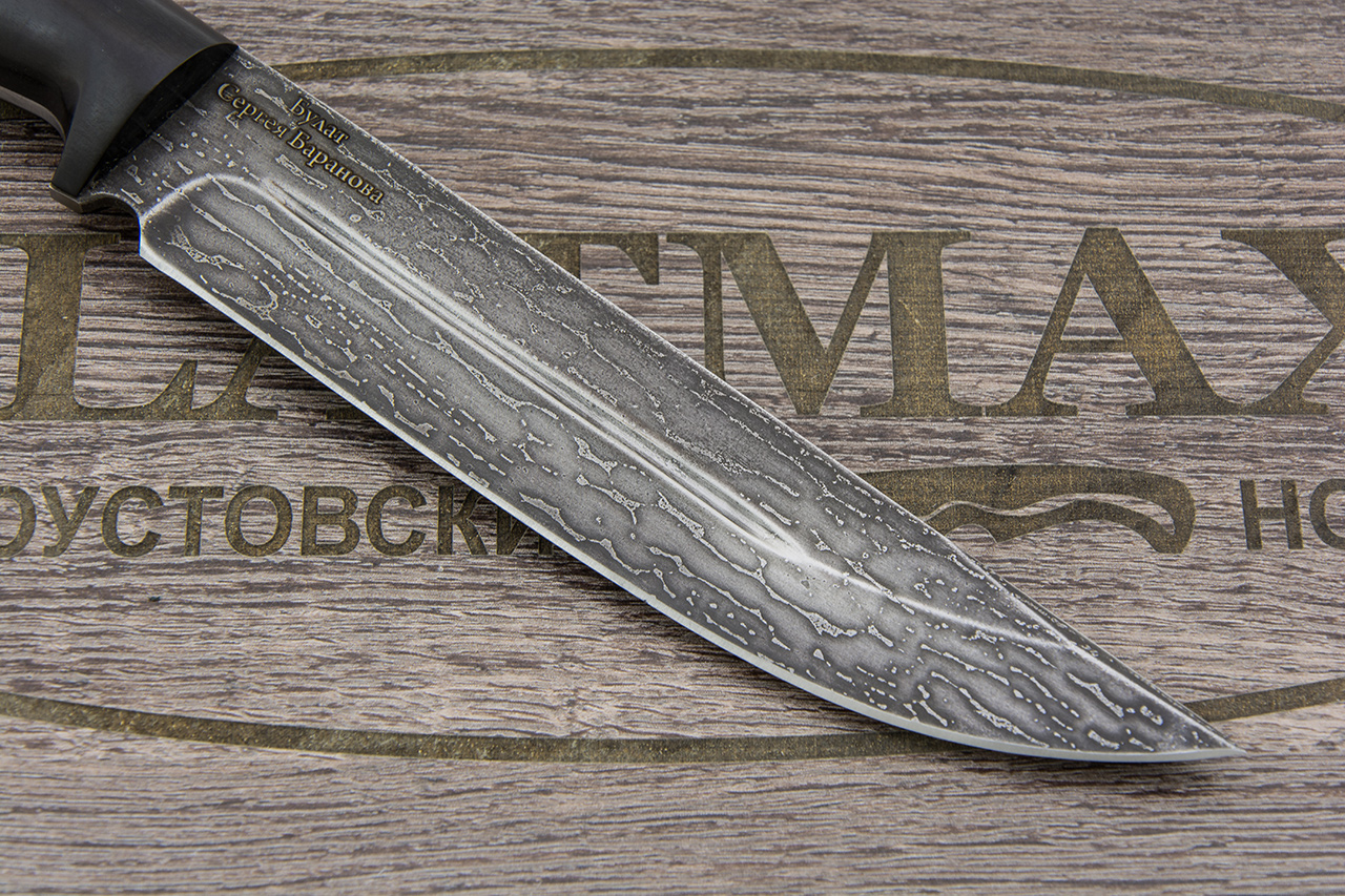 Нож Финский R006 (Литой булат, Накладки граб)