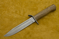 Нож T002 Разведчик (Литой булат, Орех, Нержавеющая сталь)