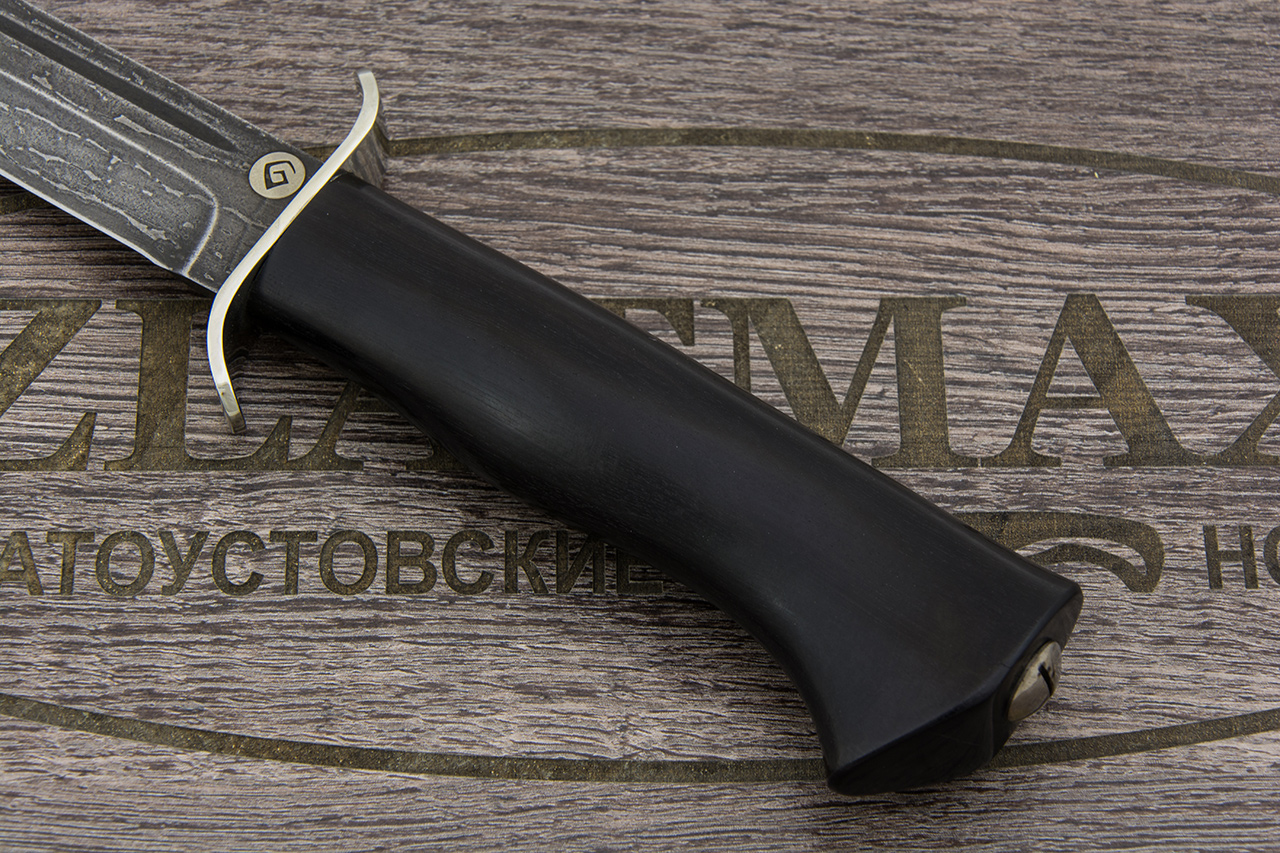 Нож T002G Разведчик (Литой булат, Граб, Нержавеющая сталь)