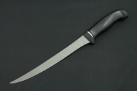 Нож K002 филейный рыбный (Литой булат, Граб, Микарта)