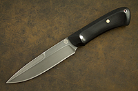 Нож R003 (Литой булат, Накладки граб)