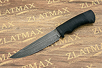Нож R008 (Литой булат, Наборная кожа, Микарта)