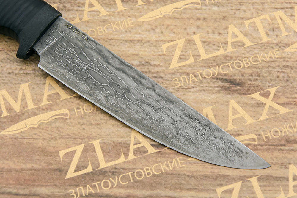 Нож R008 (ЭИ-107 ТЦ, Наборная кожа, Микарта)