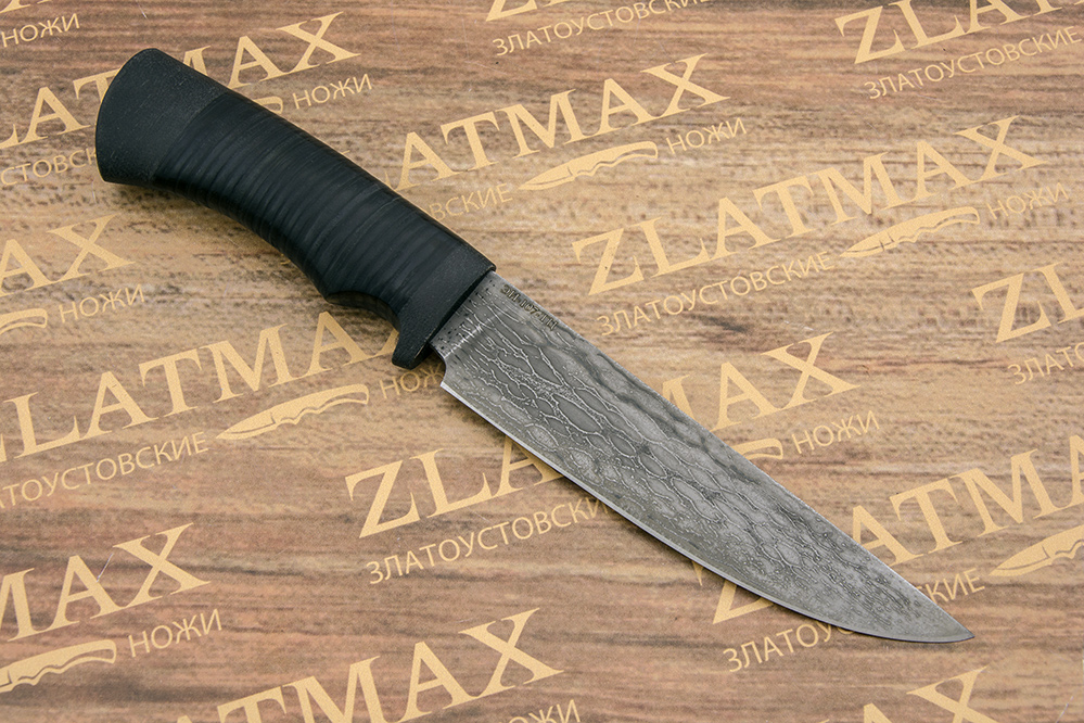 Нож R009 (ЭИ-107 ТЦ, Наборная кожа, Микарта)
