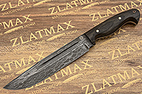 Нож V006 (Литой булат, Накладки дуб)