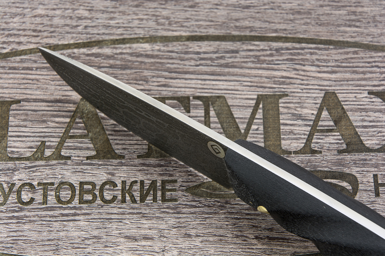 Нож R001 (Литой булат, Накладки микарта)