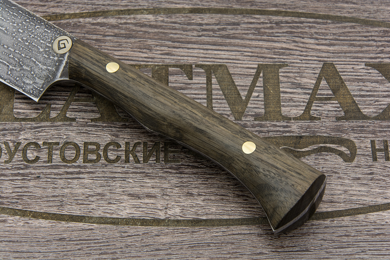 Узбекский нож Пчак K004 (Литой булат, Накладки орех)