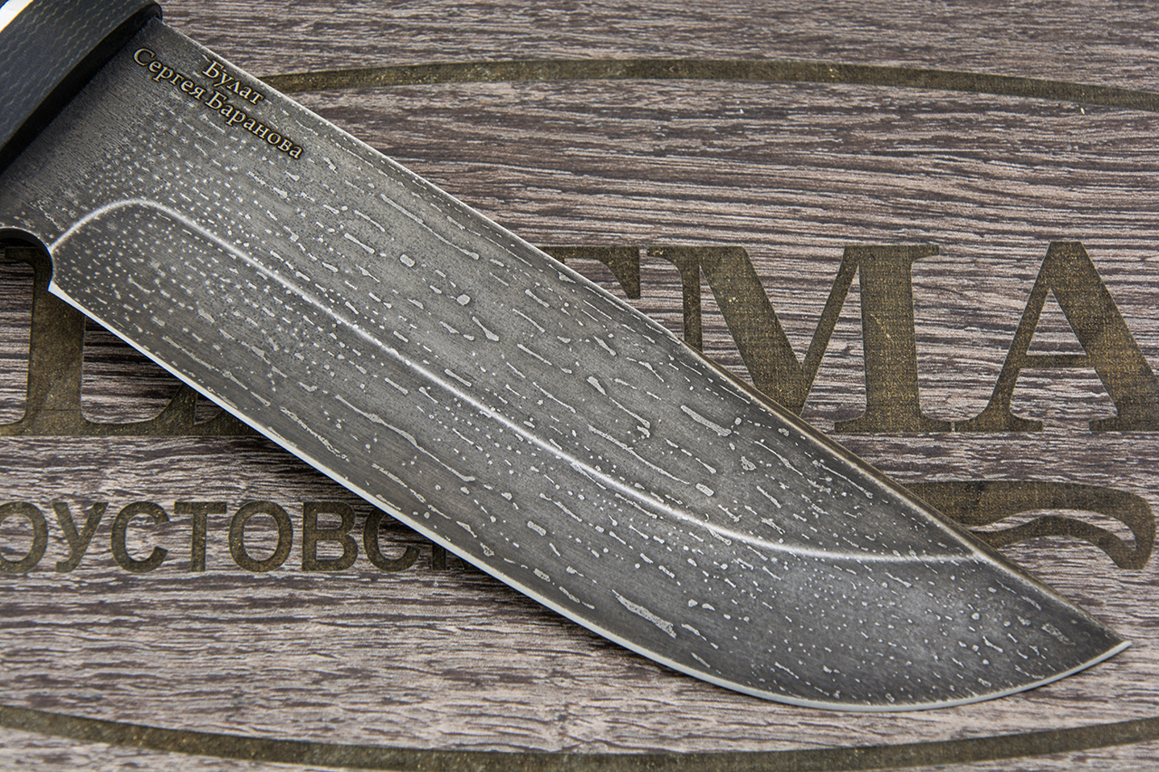 Нож T005 (Литой булат, Комбинированная, Микарта)
