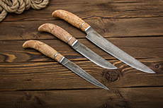 Набор кухонных ножей из булата в Саратове