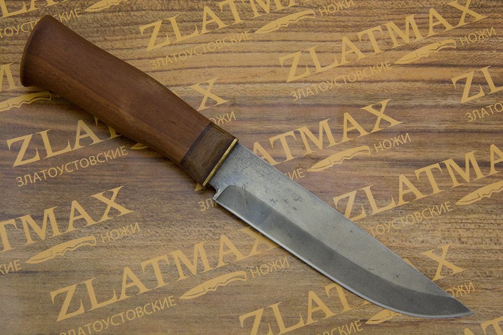 Нож BSU-006 (Литой нержавеющий тигельный булат, Латунь)