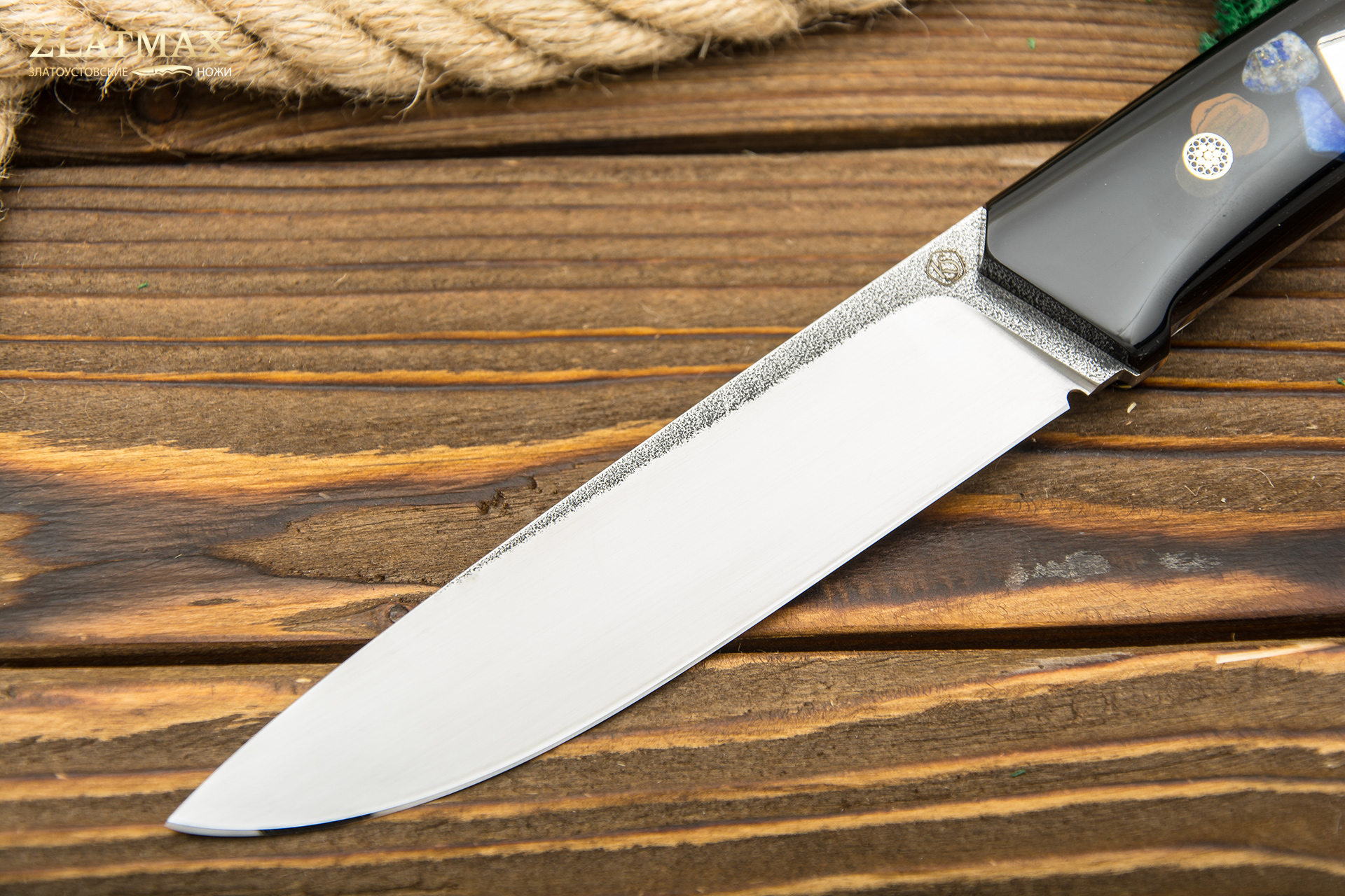 Нож Фантом (N690, Накладки композит, Сатинирование клинка)