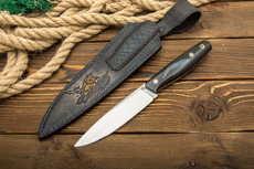 Разделочный нож Стинг с формованными ножнами в Чебоксарах