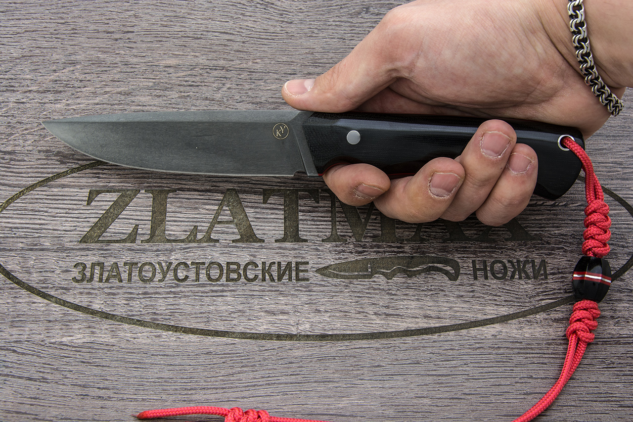 Нож НР-3 ЦМ (Х12МФ, Накладки G10)