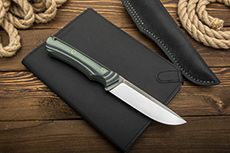 Нож Егерь (N690, Накладки G10 зелёный)