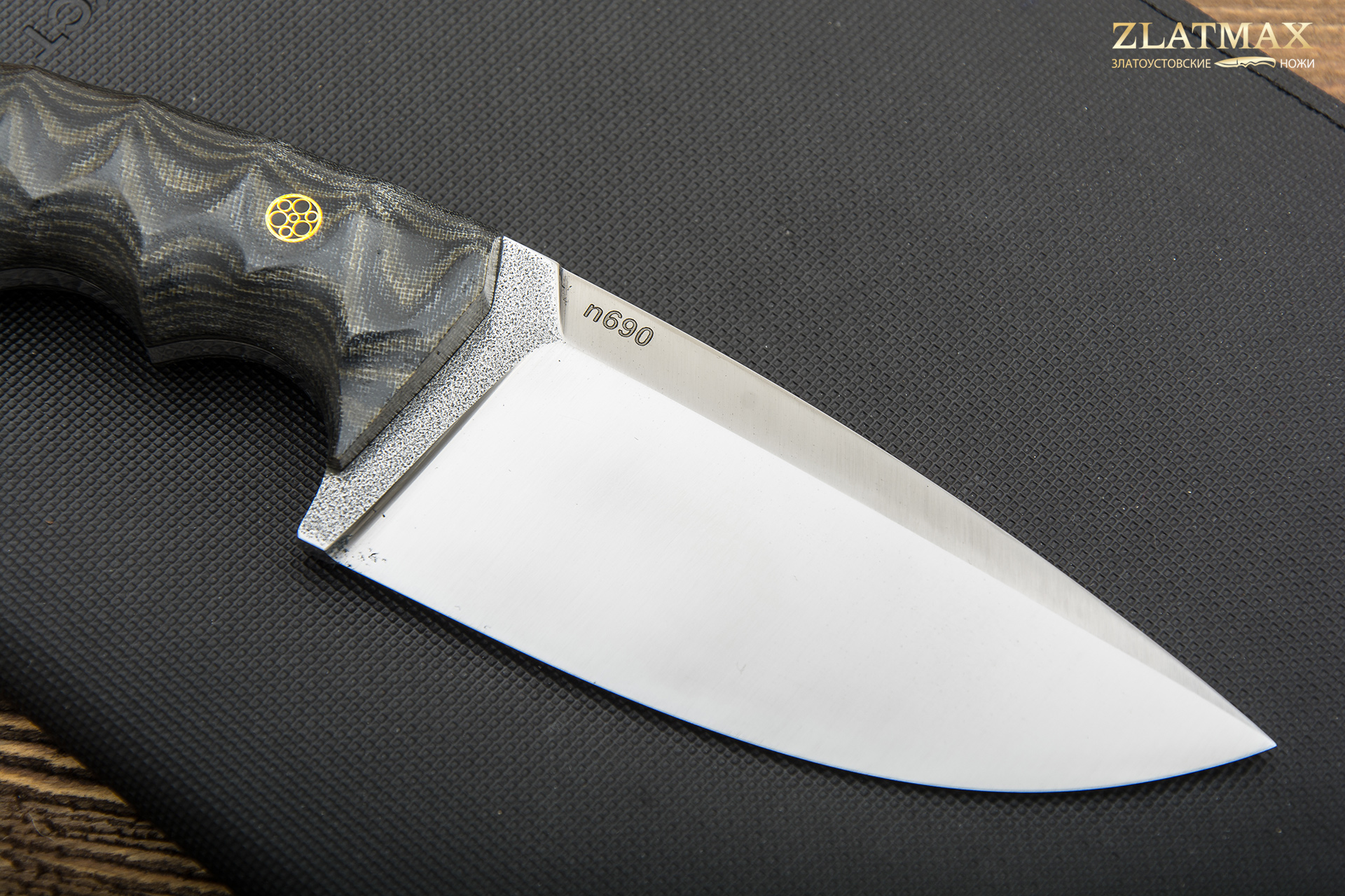 Нож Вайпер (N690, Накладки микарта каменный век)