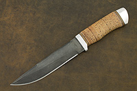 Нож Кузюк (У10А-7ХНМ, Наборная береста, Алюминий)