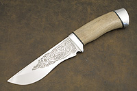 Нож Тунгус (95Х18, Орех, Алюминий)