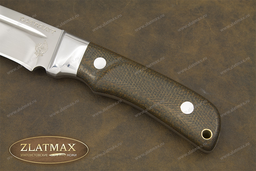 Нож Пума ЦМ (40Х10С2М, Накладки текстолит)