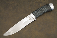 Нож Енисей (40Х10С2М (ЭИ-107), Наборная кожа, Алюминий)