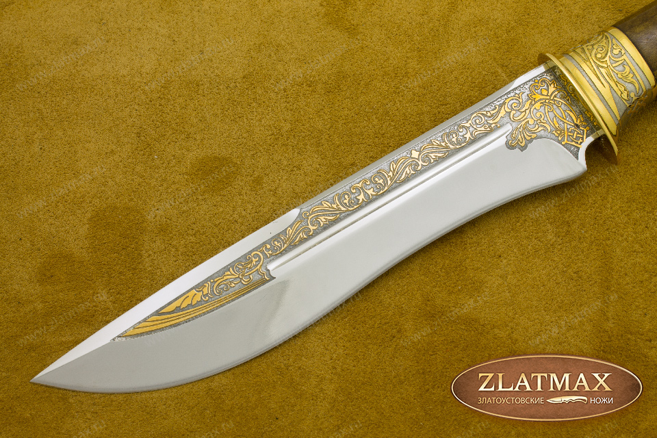 Нож Байкал (95Х18, Орех, Латунь)