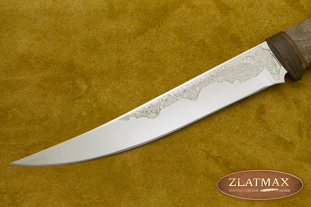 Нож Восточный (40Х10С2М, Орех, Текстолит)
