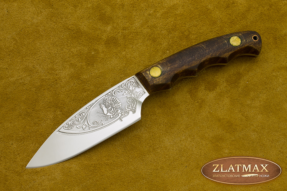 Нож Пескарь (40Х10С2М, Накладки орех)