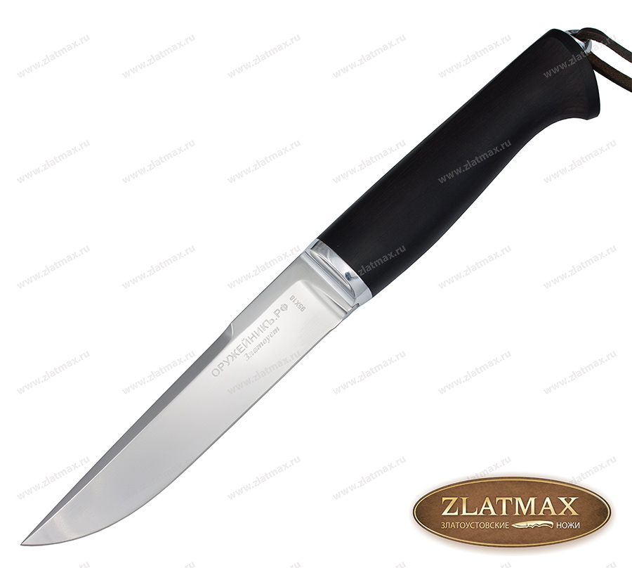 Нож Финский стандарт (95Х18, Граб, Алюминий) фото-01