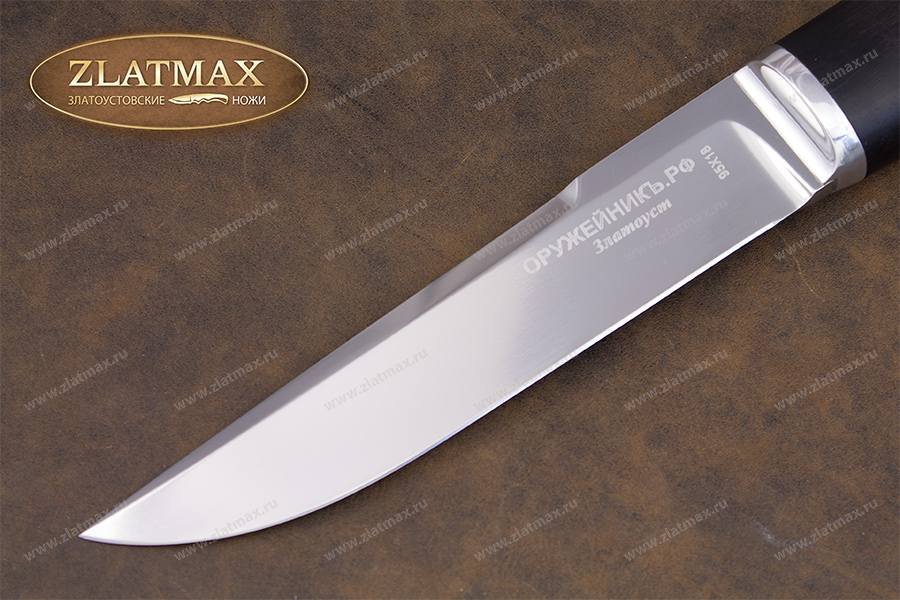 Нож Финский стандарт (95Х18, Граб, Алюминий)