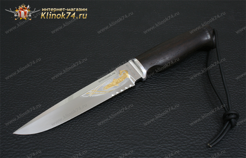 Нож Барракуда престиж (95Х18, Граб, Алюминий)