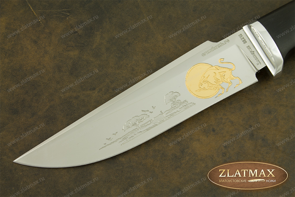 Нож Барс (Сафари) (95Х18, Граб, Алюминий)