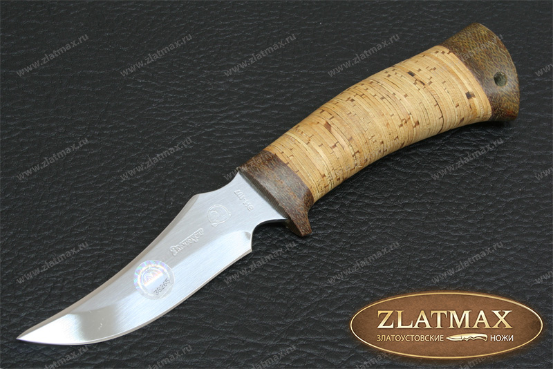 Нож Фишер (40Х10С2М, Наборная береста, Текстолит)