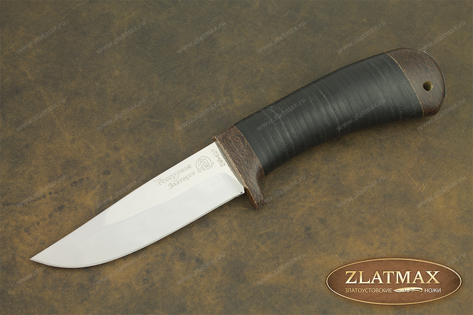 Нож Малек 2 (40Х10С2М, Наборная кожа, Текстолит)