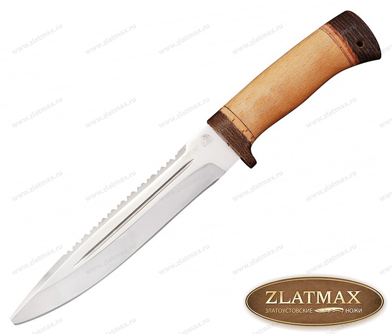 Нож Спас Универсал 2 (40Х10С2М, Орех, Текстолит)